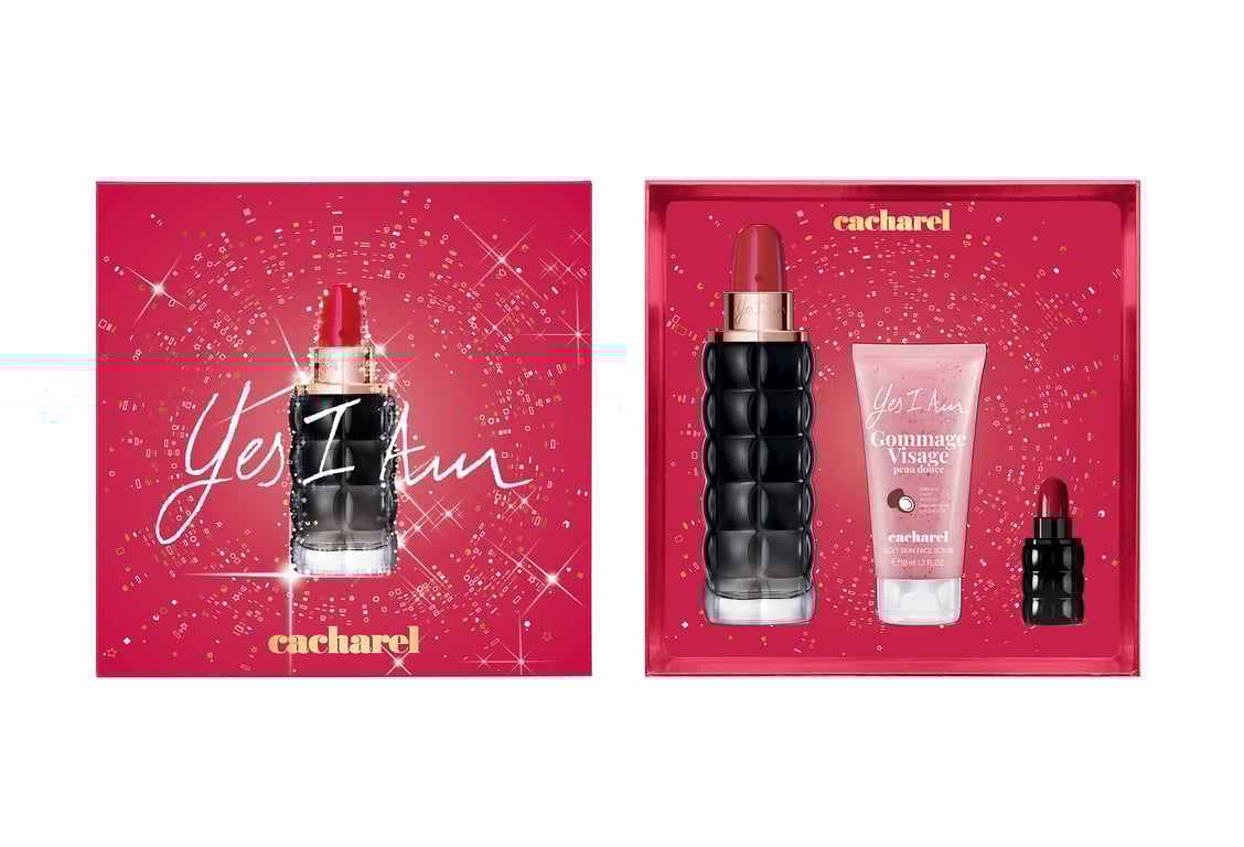 Yes I Am EDP 75 ml + EDP Mini 5 ml + Gommage 50 ml Lot de Cacharel