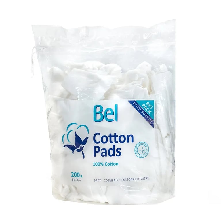 Bel Cotton Pad 100% Algodón 8x10 cm