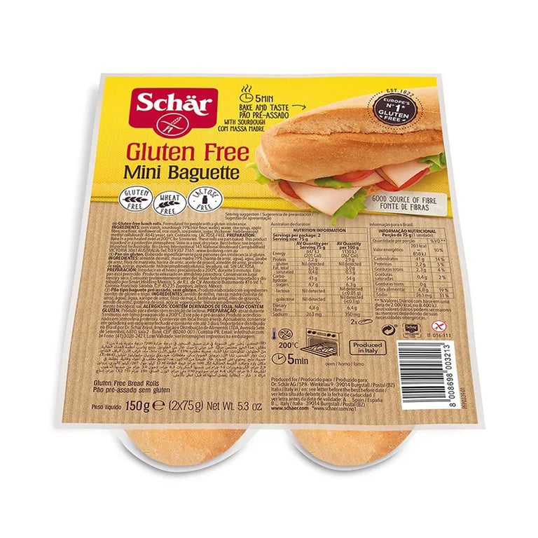 Mini Baguette Sin Gluten
