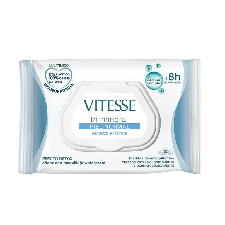 Lingettes Démaquillantes Tri-Minérale Peau Normale