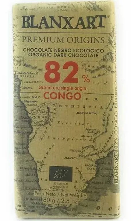 Chocolate Negro  82% Congo Eco