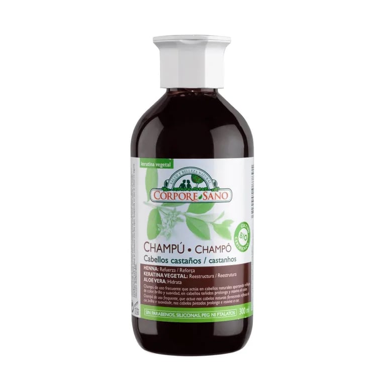 Shampoo Henna Capelli Castani Eco