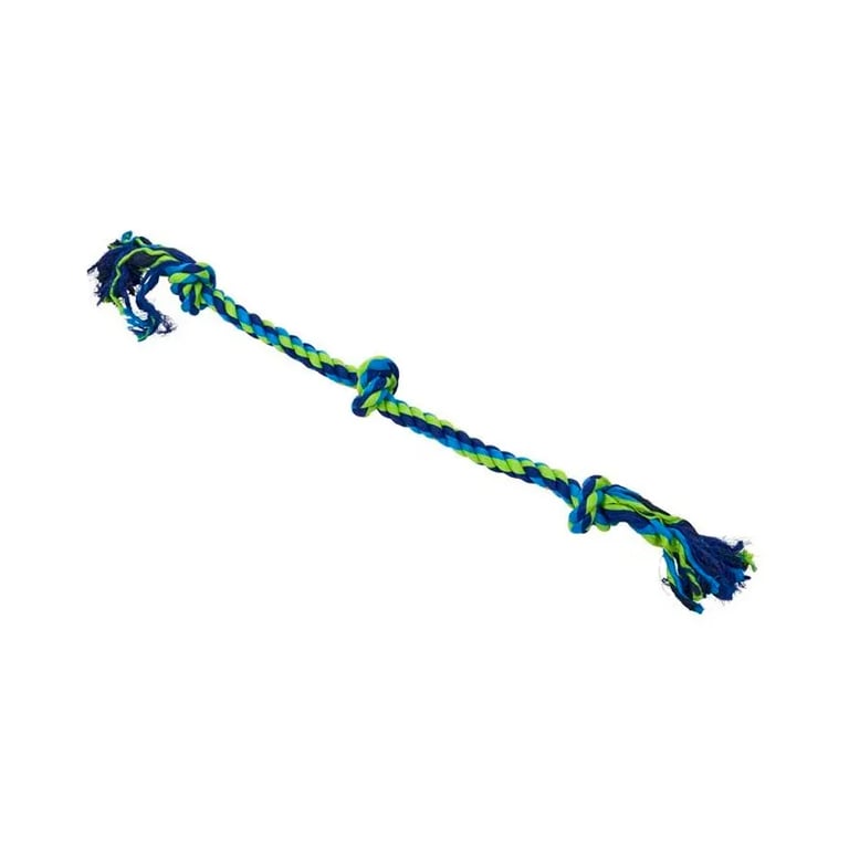 Spielzeug Hund Zahnseil 3 Knoten XL 91 cm