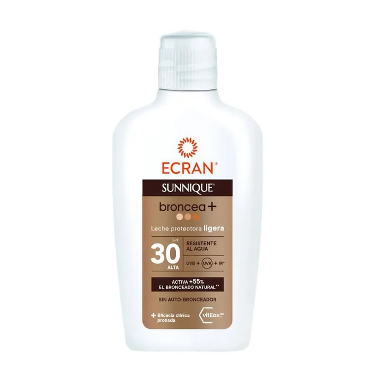 Sunnique Broncea+ Leche Protectora SPF30