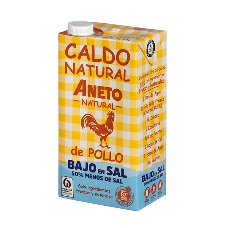 Bouillon Naturel Au Poulet Sans Sel
