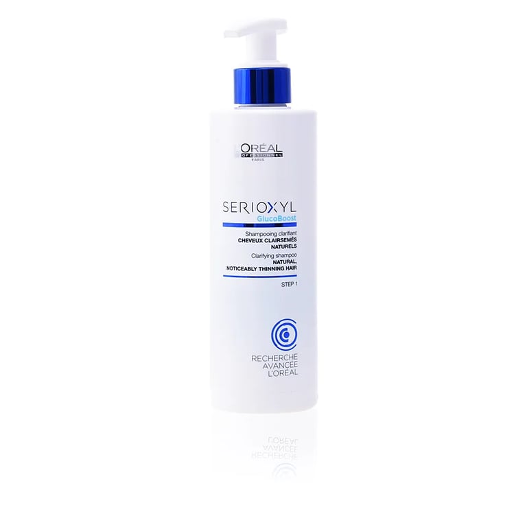 Serioxyl Clarifying Shampoo Thinning Hair Step 1