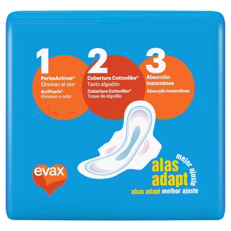 Evax Cottonlike Ailettes Super 12 Unités de Evax
