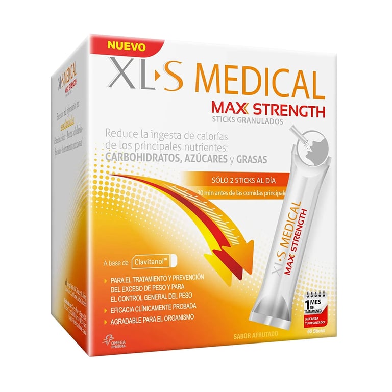 XL-S Medical Max Strength Triple Action Sticks Granulados