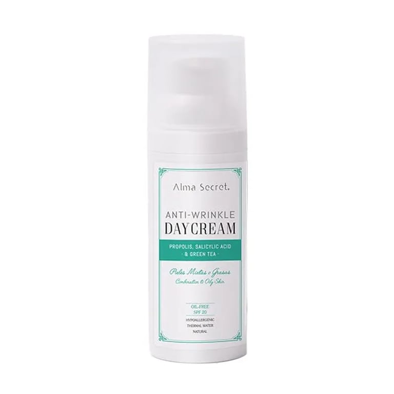 Crema Giorno Antirughe Oil Free Propoli Tè Verde SPF20