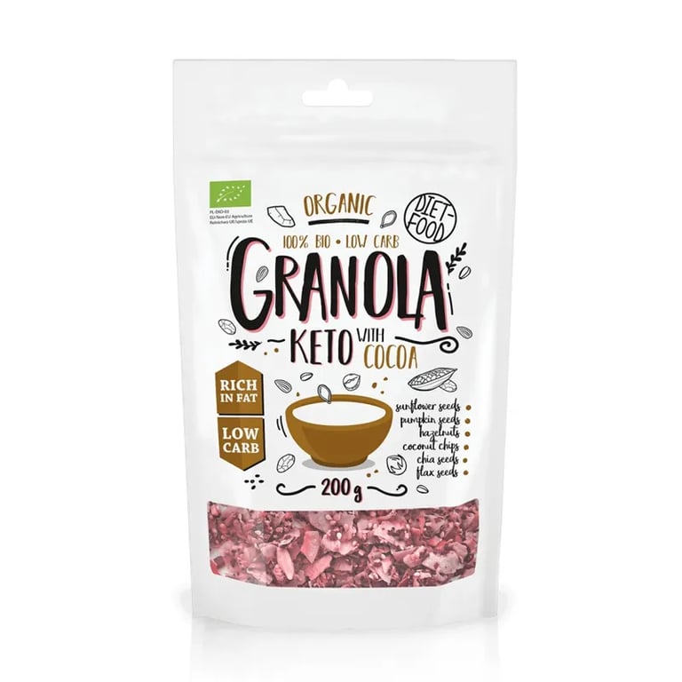 Granola Con Cacao Keto Bio