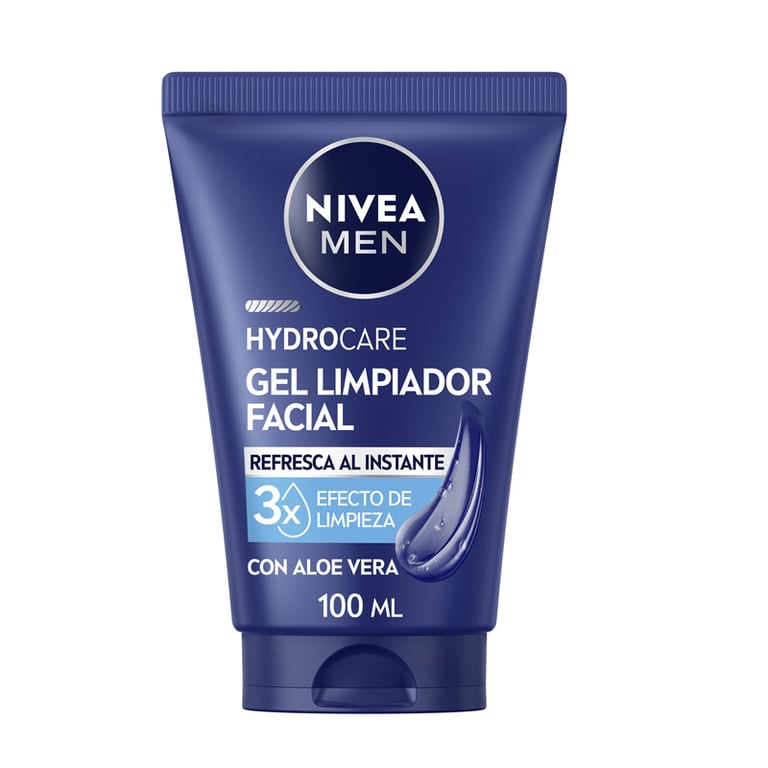 Men Gel Limpiador Facial Hydrocare 100 ml
