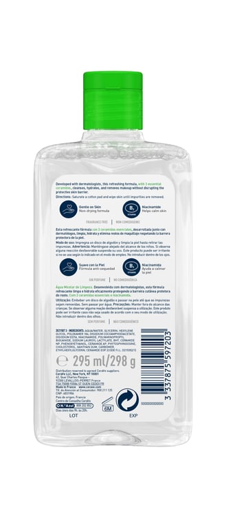 Reinigendes Mizellenwasser 295 ml von Cerave