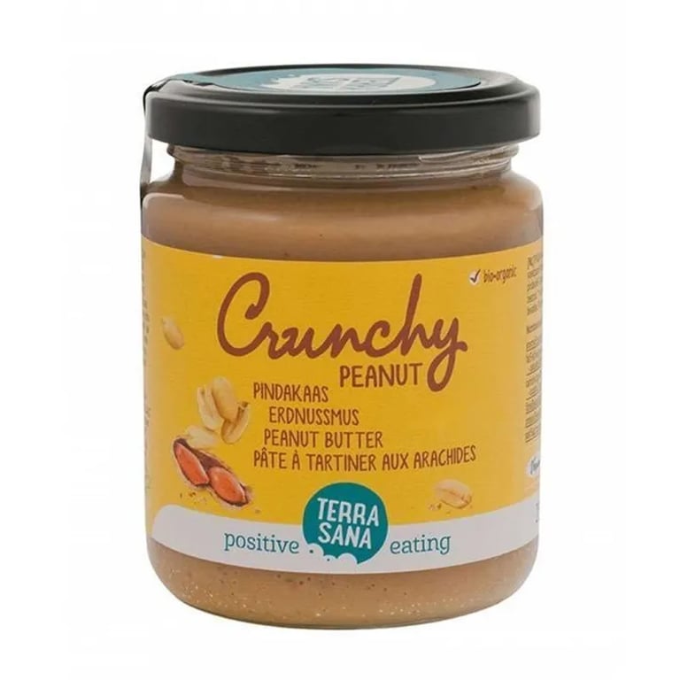 100% Crema De Cacahuete Crujiente Bio