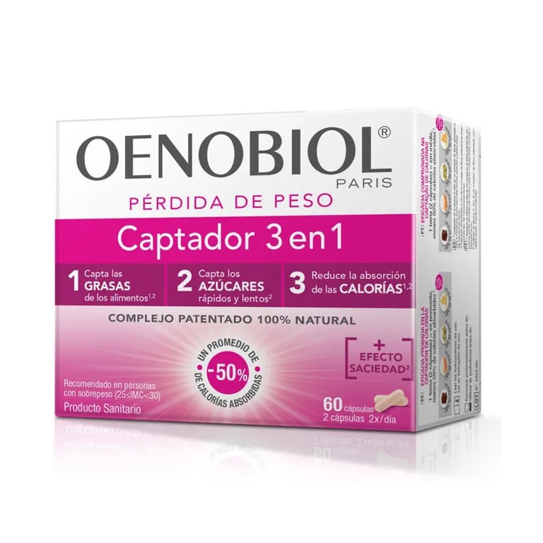 OENOBIOL CAPTADOR DE GRASAS 3 EN 1