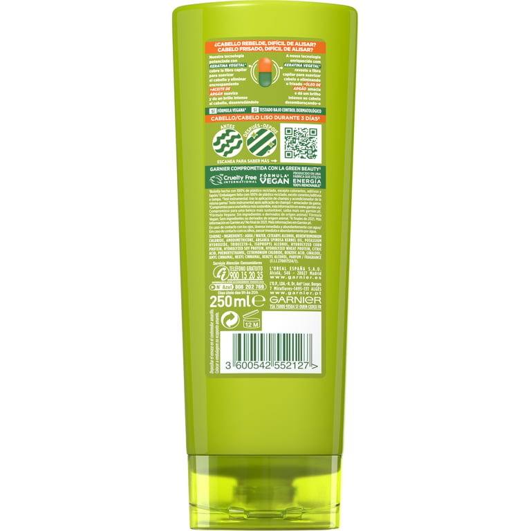 Fructis Glatt Und Glanz Conditioner 250 ml von Garnier