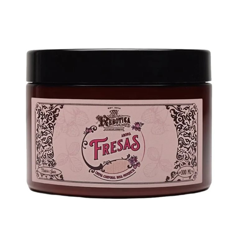 Crema Corpo Alla Rosa Mosqueta Aroma Fragola