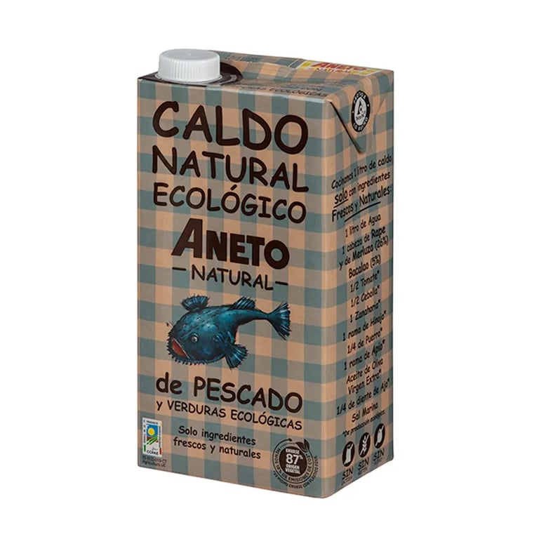 CALDO NATURAL DE PESCADO CON VERDURAS BIO
