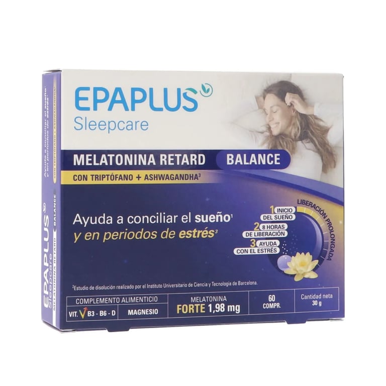 Epaplus Sleepcare Melatonina Retard Balance