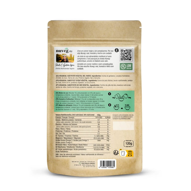 Veggiegg 120g de Nuveg