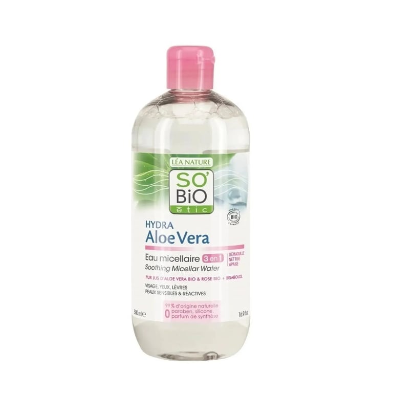 Beruhigendes Mizellenwasser Aloe und Rosen Bio