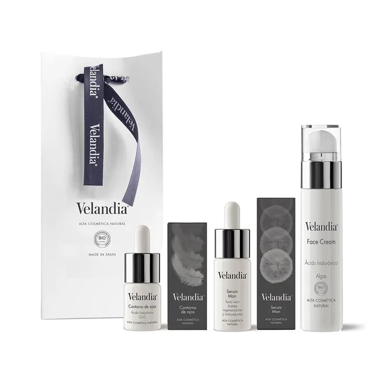 Man Lote Contorno Ojos + Serum + Face Cream