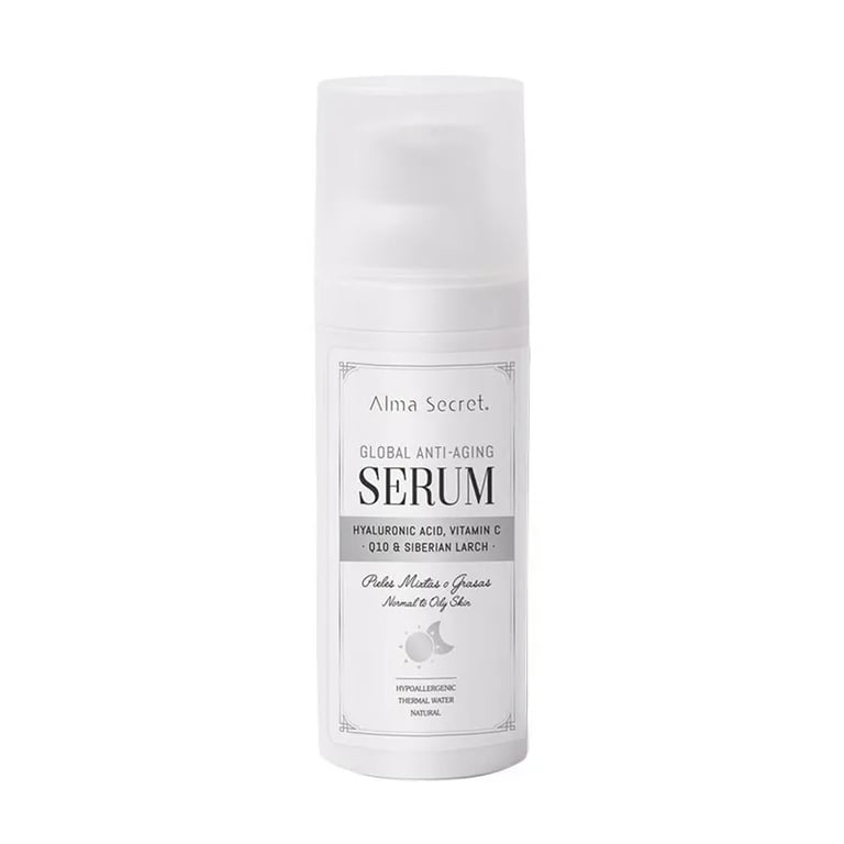 Sérum Antiedad Q10 Ácido Hialurónico Vitamina C Alerce Siberia