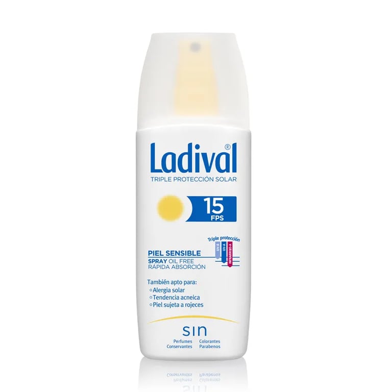 SPRAY PROTECTOR PIEL SENSIBLE RÁPIDA ABSORCIÓN SPF15