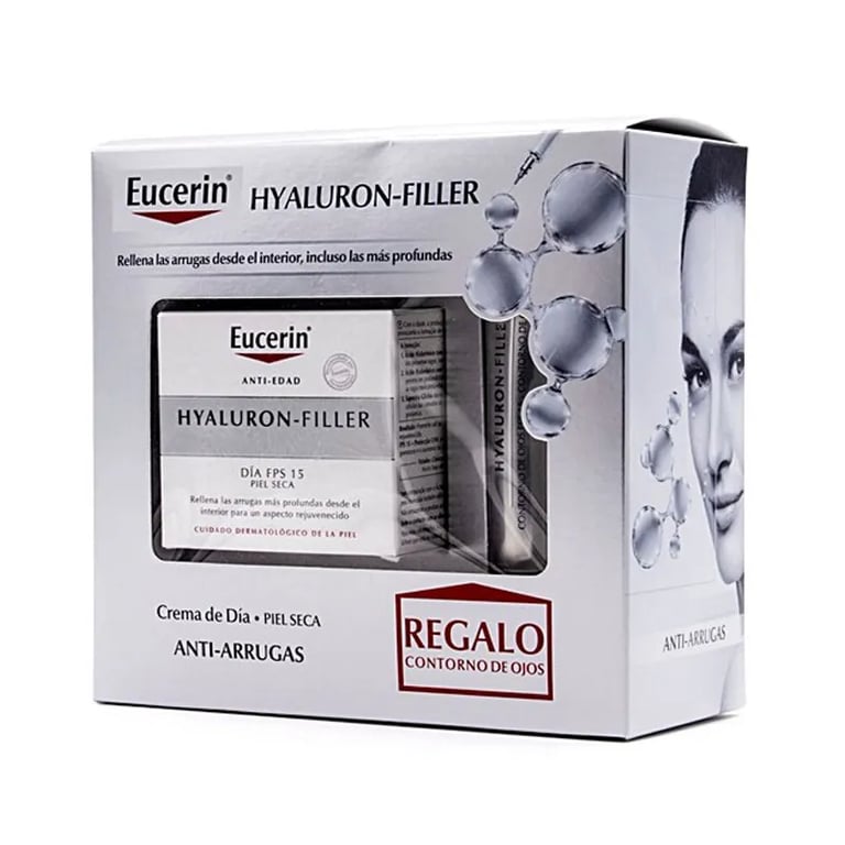 HYALURON FILLER DAGCRÈME VOOR DROGE HUID + GRATIS OOGCONTOUR