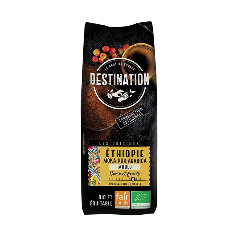 Café Puro Arábica Molido Etiopia Bio