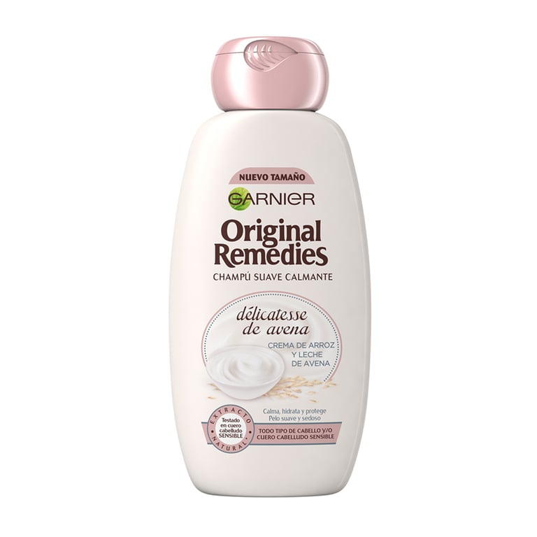 Original Remedies Shampoo Delicatezza d’Avena 300 ml di Garnier - imagen 5 de 12