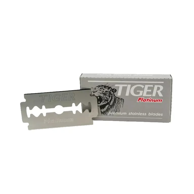 Tiger Platinum Hojas De Afeitado