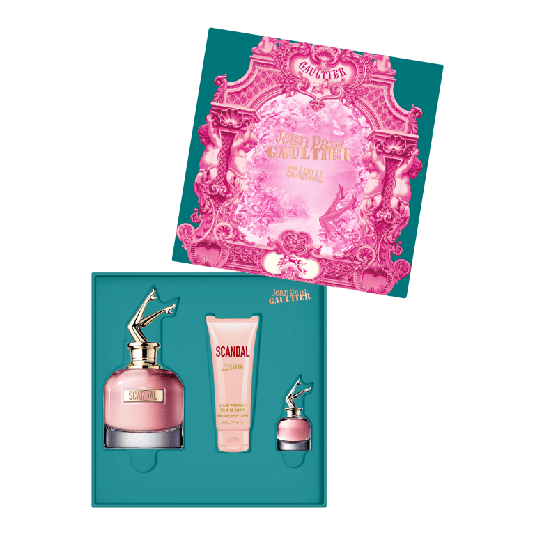 Scandal EDP 80 ml + Mini + Body Lotion 75 ml von Jean Paul Gaultier