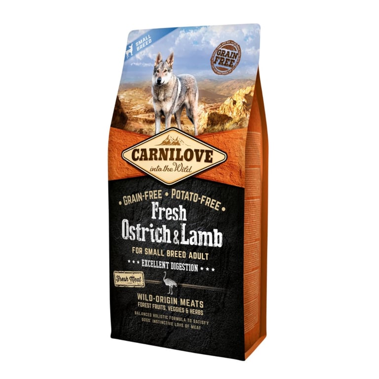 Carnilove Canine Adult Small Fresh Avestruz Cordero