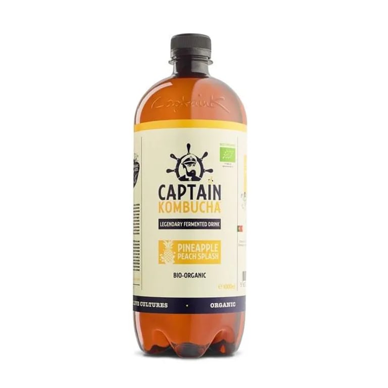 TÉ KOMBUCHA BIO-ORGÁNICO PINEAPPLE PEACH SPLASH