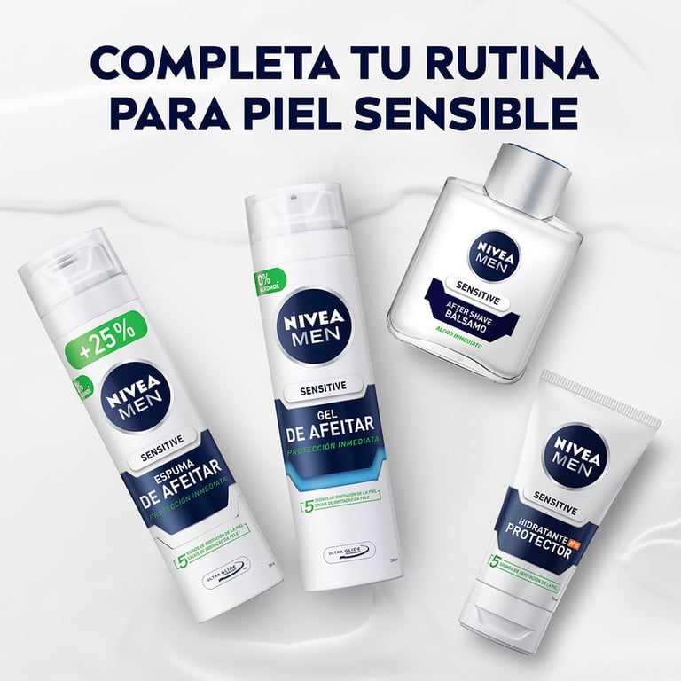 Men Sensitive Protecteur Hydratant 0% Alchol Spf15 75 ml de Nivea