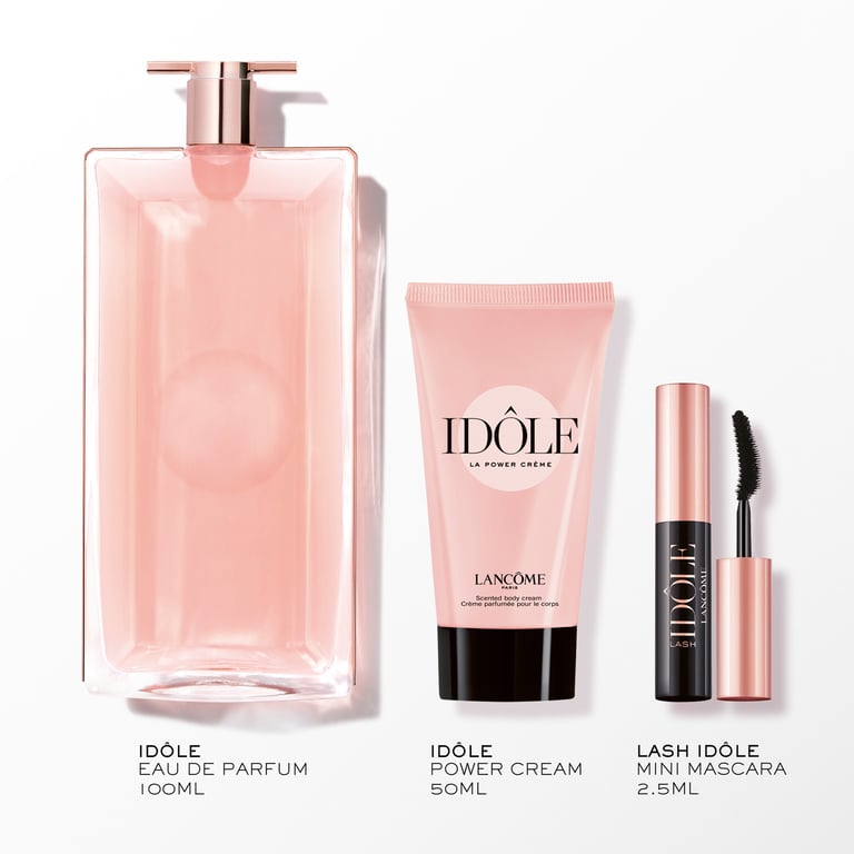 Idôle EDP 100 ml + Crema Corporal 50 + Máscara de Lancôme