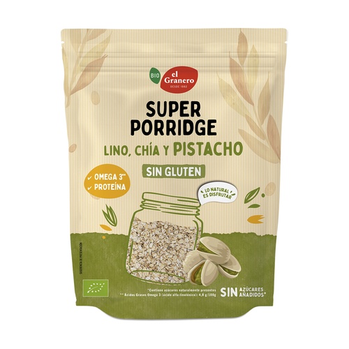 Superporridge Pistache Bio Sans Gluten