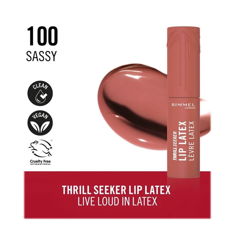 Thrill seeker lip latex #100 Sassy de Rimmel London