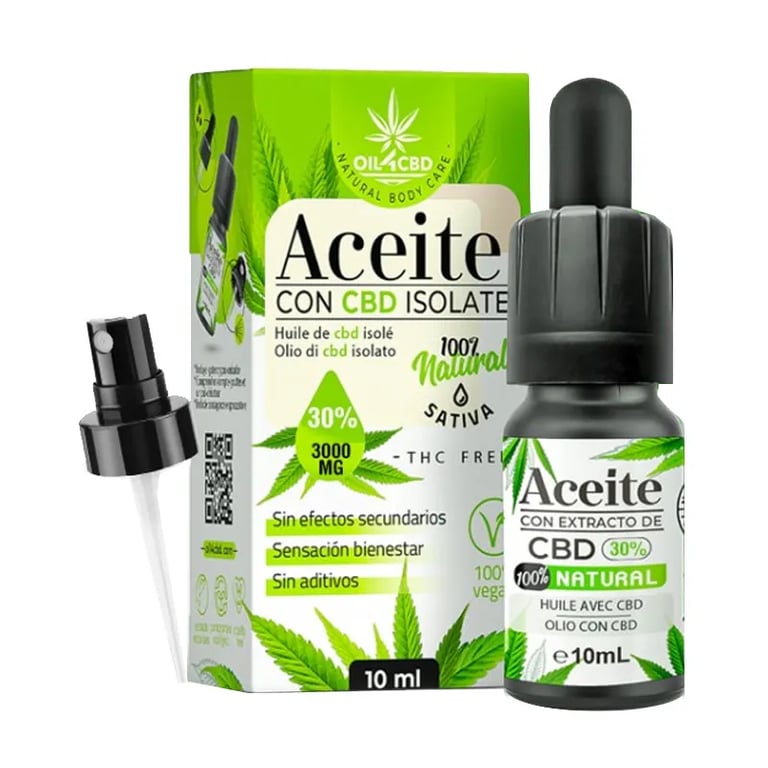 Aceite Con CBD Isolate 30%