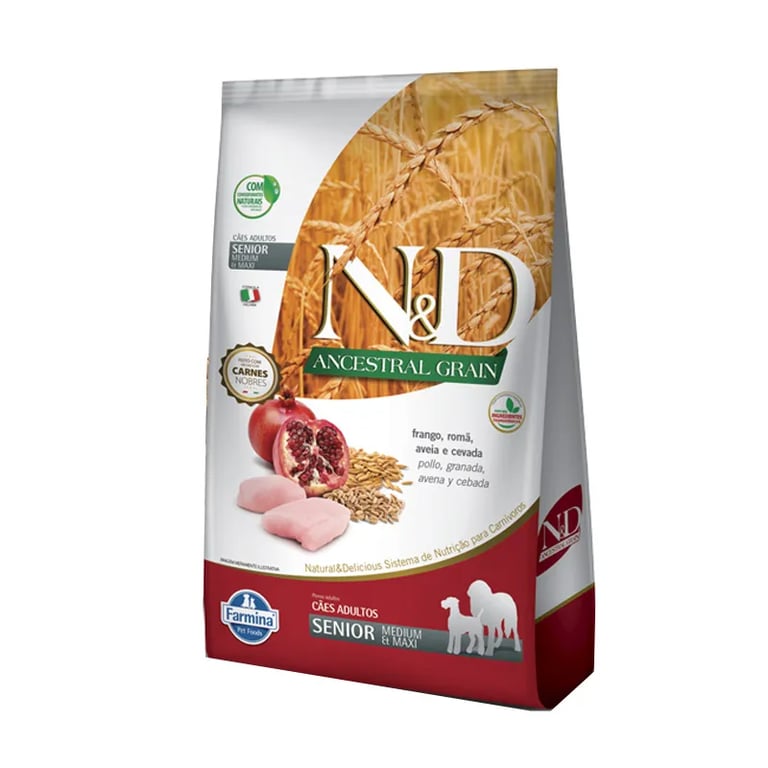 Hondenvoer Medium Maxi ND Ancestral Kip Haver en Granaatappel
