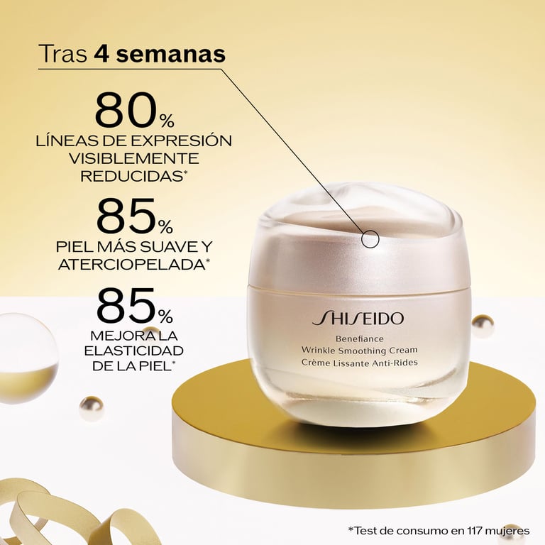 Benefiance Wrinkle Smooth Cream 50 ml Set 4 Pezzi di Shiseido