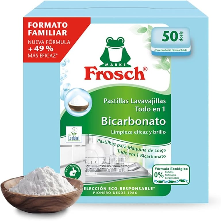 Pastillas Lavavajillas Eco con Bicarbonato de Sodio