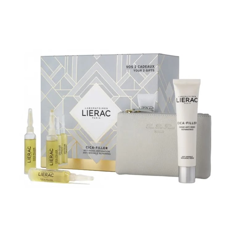 Box Cica Filler Serum Ampullen 3 Einheiten + Anti-Falten Creme 40 ml