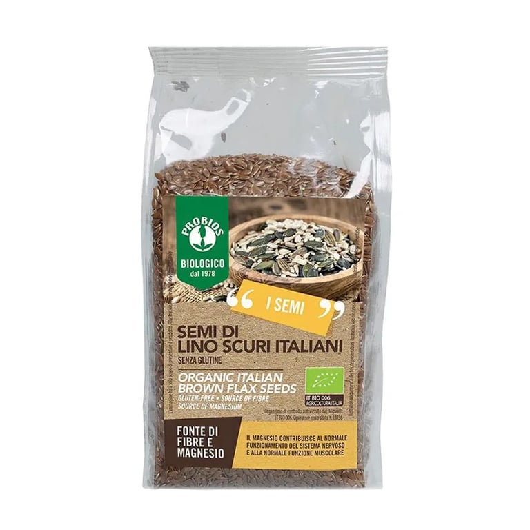 Semillas De Lino Negro Sin Gluten Bio