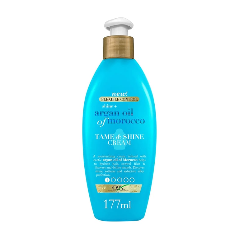 Tame & Shine Styling Hair Cream Argan Oil Of Morocco 177 ml de OGX - imagen 7 de 8