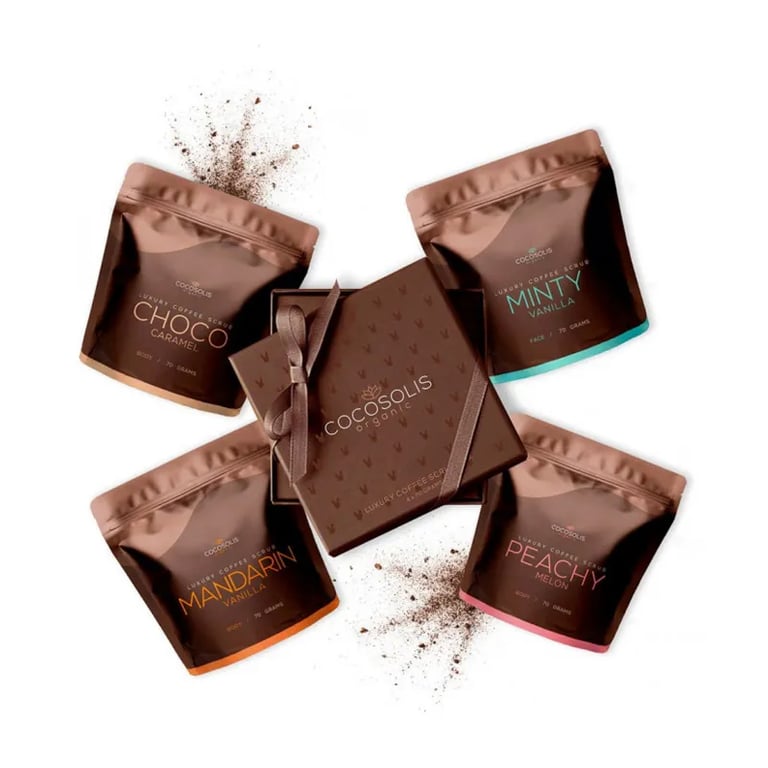 Luxury Coffee Scrub Box Lote