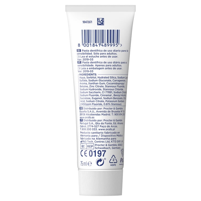 Oral-B Dentifrice Gencives Sensibles Calm Original 75 ml de Oral-B