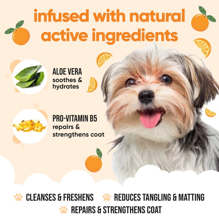 Hundeshampoo mit Orange Duft - imagen 3 de 8