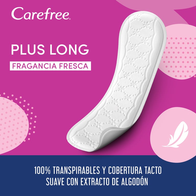 Plus Long Fragancia Fresca 40 Uds de Carefree