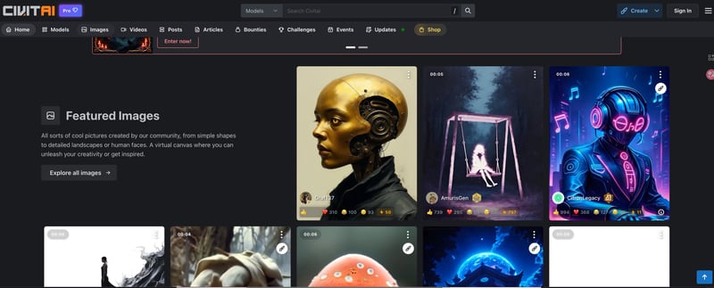 Civitai screenshot 1